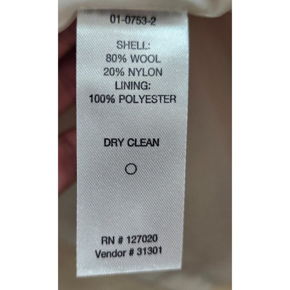 Chadwicks Women’s Wool Blend Coat – Size 18W – Ivory Cream - Picture 8 of 13